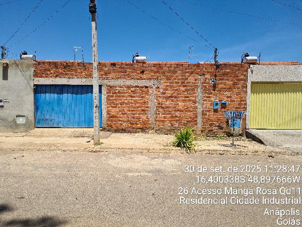 Casa - RESIDENCIAL DO CERRADO ANÁPOLIS GO - leilão extrajudicial - ANÁPOLIS GO - lance mínimo R$ 185.357