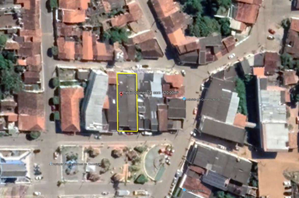 LOTE 1: Prédio Comercial com 420,00 m² - Centro BREJÕES BA, localizado em Brejões - BA, bairro Centro