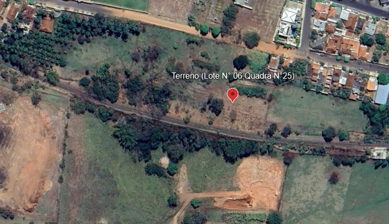 Terreno (LT N° 06, QD N°25) com 420,00 m² - Vila Renno LUCÉLIA SP - leilão judicial - LUCÉLIA SP - lance mínimo R$ 114.643