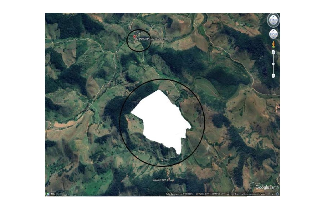 LOTE 1: Área Rural com 59,3248 ha - Barra do Córrego Santo Antônio TOMBOS MG, localizado em Tombos - MG