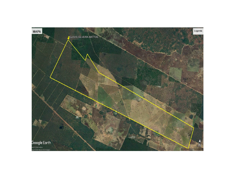 LOTE 1: 3 imóveis rurais com total de 621,4857 ha SÍTIO DO MATO BA, localizado em Sítio Do Mato - BA