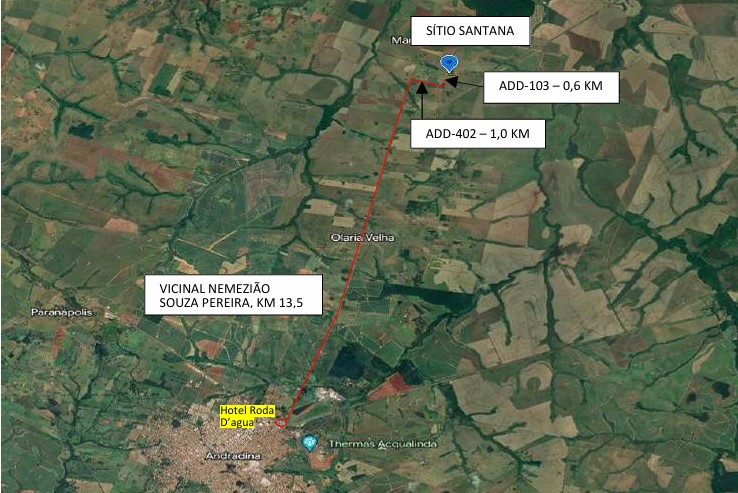 LOTE 1: Área de terras com 11,43ha - Timboré ANDRADINA SP, localizado em Andradina - SP, bairro Timboré