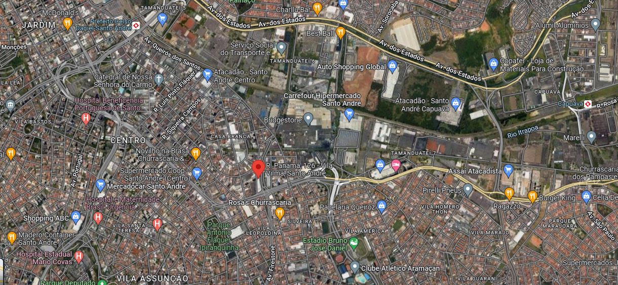 LOTE 1: Direitos sobre terreno com 396,0m² - Casa Branca SANTO ANDRÉ SP, localizado em Santo André - SP