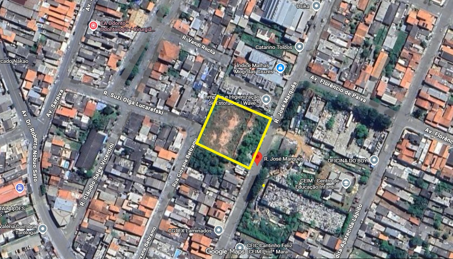 Terreno com 3.600,00 m² - Vila Nova Cintra MOGI DAS CRUZES SP - leilão judicial - MOGI DAS CRUZES SP - lance mínimo R$ 2.797.886