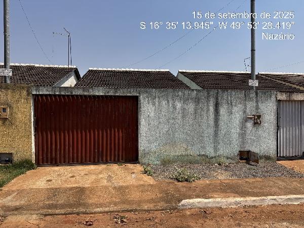 Casa - RES DOS IPES NAZÁRIO GO - leilão extrajudicial - NAZÁRIO GO - lance mínimo R$ 120.000