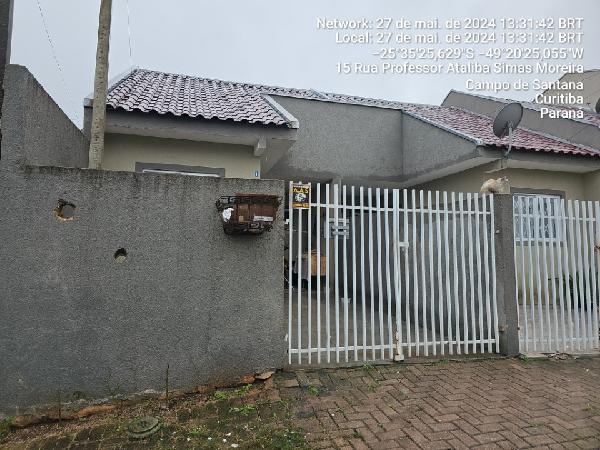 Casa - CAMPO DE SANTANA CURITIBA PR - leilão extrajudicial - CURITIBA PR - lance mínimo R$ 195.000
