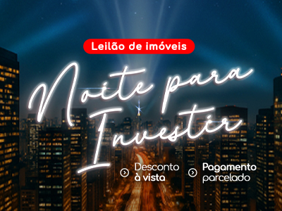 LEILÃO NOTURNO BRADESCO COM 30 IMÓVEIS!