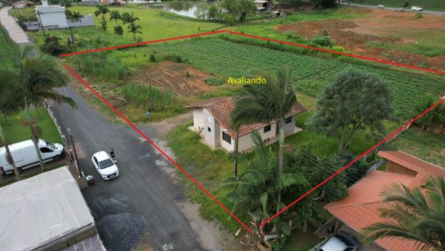 Casa com terreno de 4.197,34 m² - Ribeirão Cobras AURORA SC - leilão extrajudicial - AURORA SC - lance mínimo R$ 1.065.000
