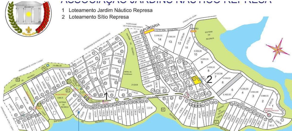 LOTE 1: Imóvel Residencial com terreno de 2.832,00m² - Jd. Náutico PEDREIRA SP, localizado em Pedreira - SP, bairro Jardim Náutico