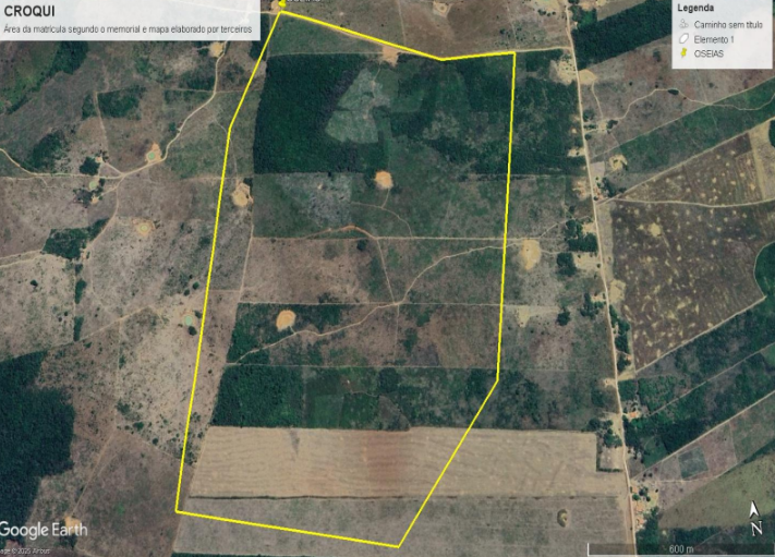LOTE 11: Gleba de terras com 148,0708 ha - Povoado Baixão da Onça PAULO RAMOS MA