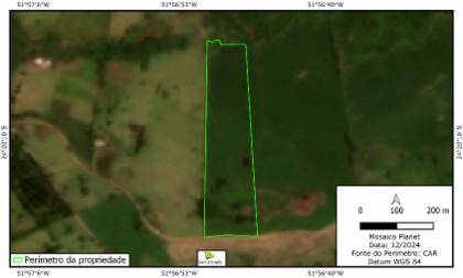 Imagem do imóvel LOTE 11: Área Rural com 60.500,00 m² - Colônia Muquilão NOVA TEBAS PR