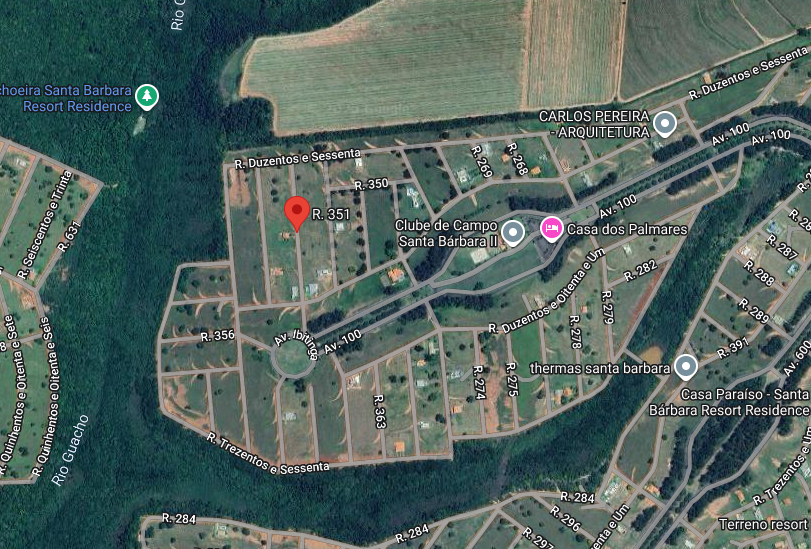 LOTE 17: Terreno com 450 m² - Thermas de Santa Bárbara ÁGUAS DE SANTA BÁRBARA SP