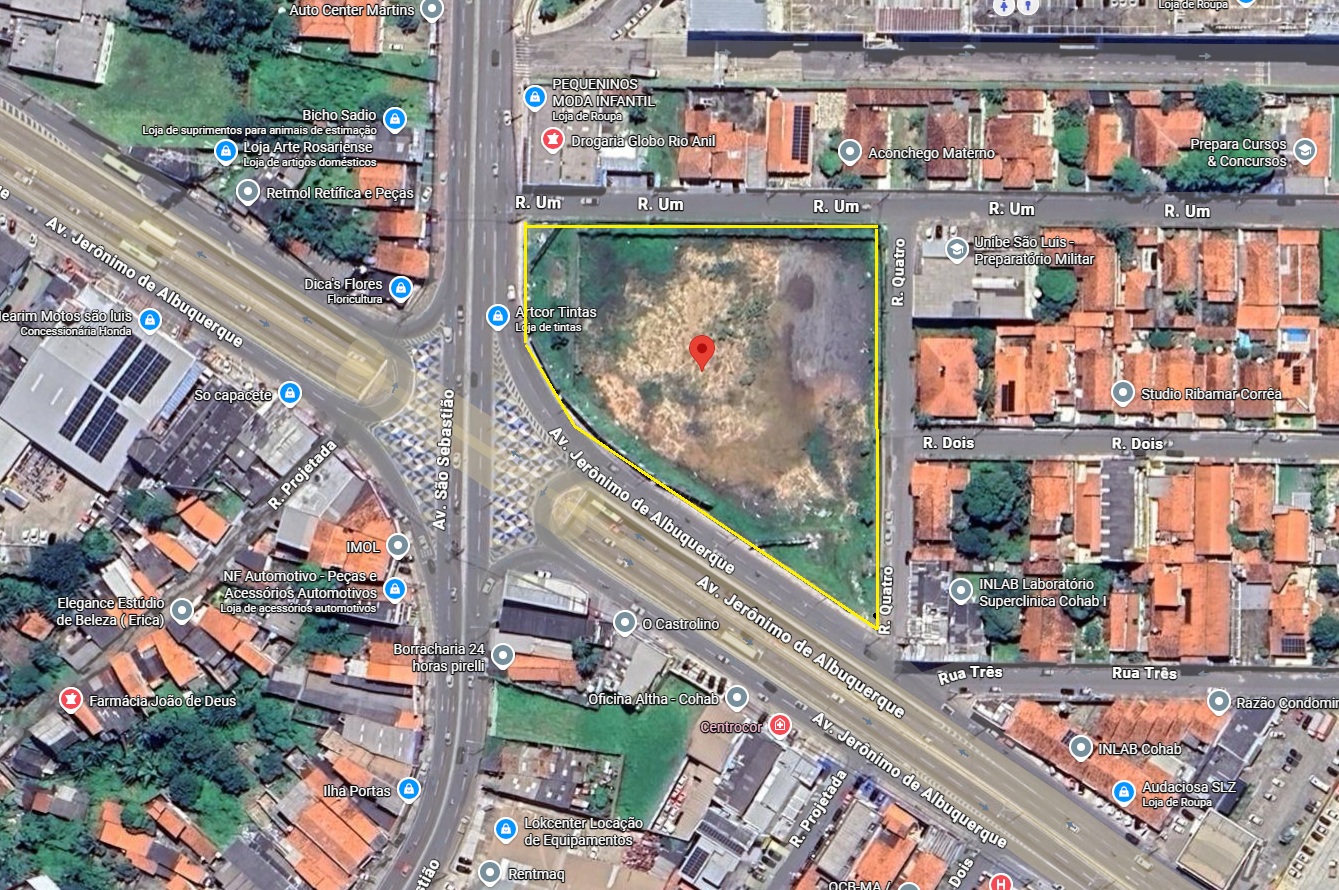 Terreno com 8.553,69m² - Cohab Anil SÃO LUÍS MA - leilão judicial - SÃO LUÍS MA - lance mínimo R$ 28.507.362